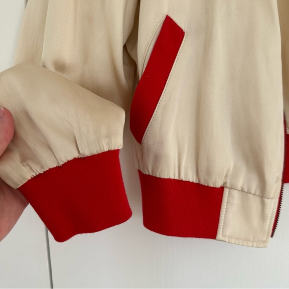 Vintage Catherine Malandrino silk bomber jacket - Picture 3 of 7